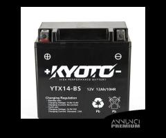 BATTERIA KYOTO YTX14-BS AGM 12V 12AH PER APRILIA