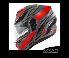 CASCO MODULARE KAPPA KV32 ROSSO P/J DOPPIA VISIERA