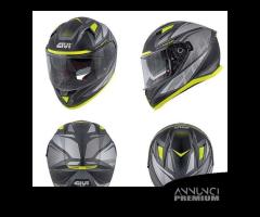 CASCO INTEGRALE MOTO GIVI 50.6 FOLLOW GIALLO OPACO