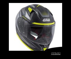 CASCO INTEGRALE MOTO GIVI 50.6 FOLLOW GIALLO OPACO - 8