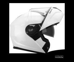 CASCO MODULARE CGM 507A BIANCO P/J DOPPIA VISIERA