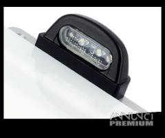 LUCE TARGA MOTO A LED SIFAM ECP1N ACCIAIO 4 LEDS