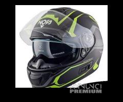 CASCO INTEGRALE MOTO NOS NS7F GIALLO FIBRA VETRO