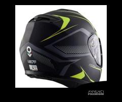 CASCO INTEGRALE MOTO NOS NS7F GIALLO FIBRA VETRO