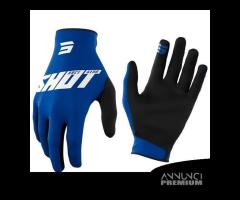 GUANTO MOTO CROSS ENDURO OFF ROAD SHOT BURST BLU