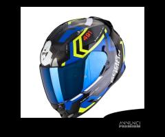 CASCO INTEGRALE SCORPION EXO 491 + VISIERA FUME