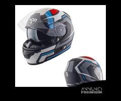 CASCO INTEGRALE NOS NS7F FIBRA + VISIERA SPECCHIO