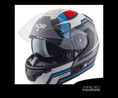 CASCO INTEGRALE NOS NS7F FIBRA + VISIERA SPECCHIO