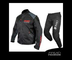 COMPLETO GIACCA PANTALONE MOTO ENDURO SHOT CONTACT