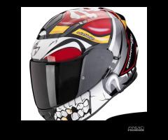 CASCO SCORPION EXO 491 PIRATE + VISIERA FUME