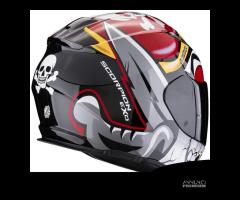 CASCO SCORPION EXO 491 PIRATE + VISIERA FUME