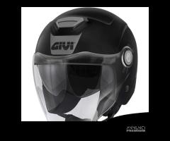 CASCO JET MOTO SCOOTER GIVI 12.5 DOPPIA VISIERA