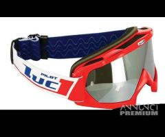 MASCHERA MOTO CROSS FUORISTRADA PILOT 2 LENTI