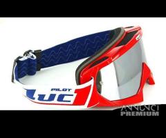 MASCHERA MOTO CROSS FUORISTRADA PILOT 2 LENTI