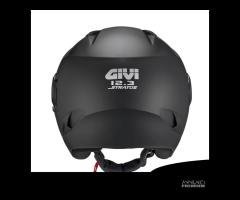 CASCO JET MOTO GIVI 12.3 NERO OPACO DOPPIA VISIERA