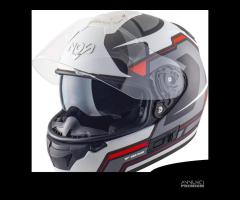 CASCO INTEGRALE NOS NS7F FIBRA + VISIERA SPECCHIO