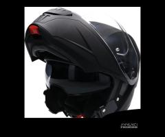 CASCO MODULARE SMK GULLWING NERO DOPPIA VISIERA