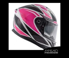 CASCO INTEGRALE MOTO GIVI 50.6 FOLLOW ROSA LUCIDO