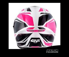 CASCO INTEGRALE MOTO GIVI 50.6 FOLLOW ROSA LUCIDO