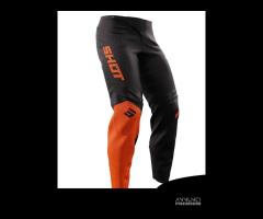 PANTALONE MOTO CROSS FUORISTRADA SHOT SQUAD ORANGE