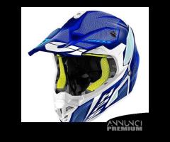 CASCO MOTO CROSS ENDURO OFF ROAD GIVI 60.1 BLU