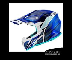 CASCO MOTO CROSS ENDURO OFF ROAD GIVI 60.1 BLU