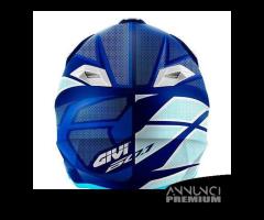 CASCO MOTO CROSS ENDURO OFF ROAD GIVI 60.1 BLU