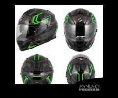 CASCO INTEGRALE MOTO SCORPION EXO 491 SPIN VERDE