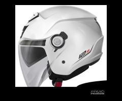 CASCO JET MOTO GIVI 12.5 BIANCO DOPPIA VISIERA