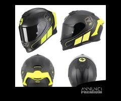 CASCO INTEGRALE SCORPION EXO R1 CARBONIO CORPUS