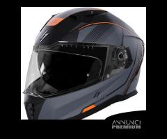 CASCO INTEGRALE MOTO STORMER BLASTER NERO ARANCIO