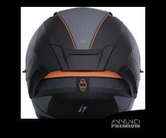 CASCO INTEGRALE MOTO STORMER BLASTER NERO ARANCIO