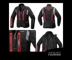 GIACCA MOTO SPIDI TRAVELER ROSSA MEMBRANA H2out