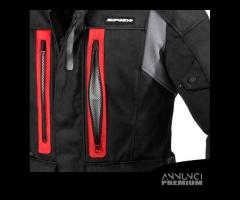 GIACCA MOTO SPIDI TRAVELER ROSSA MEMBRANA H2out