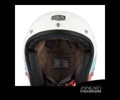 CASCO JET MOTO CAFE RACER VINTAGE RETRO' GASOLINE