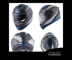 CASCO INTEGRALE MOTO GIVI 50.6 FOLLOW BLU OPACO