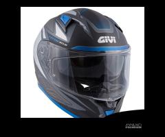 CASCO INTEGRALE MOTO GIVI 50.6 FOLLOW BLU OPACO - 8