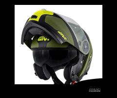 CASCO MOTO MODULARE GIVI X21 SPIRIT VERDE OPACO