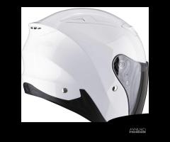 CASCO JET SCORPION EXO 230 BIANCO DOPPIA VISIERA