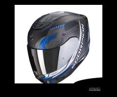 CASCO INTEGRALE MOTO SCORPION EXO 391 HAUT BLU