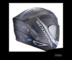 CASCO INTEGRALE MOTO SCORPION EXO 391 HAUT BLU