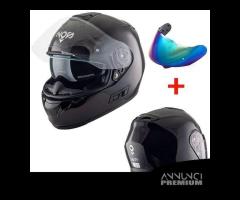 CASCO INTEGRALE MOTO NS7F FIBRA + VISIERA SPECCHIO