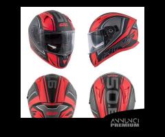 CASCO INTEGRALE MOTO GIVI 50.6 BLADES ROSSO OPACO