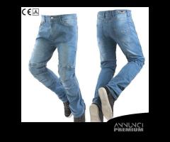 PANTALONE JEANS MOTO OJ J250 UOMO PROTEZIONI - 1