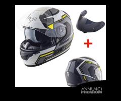 CASCO INTEGRALE MOTO NOS NS7F GIALLO FIBRA VETRO - 1