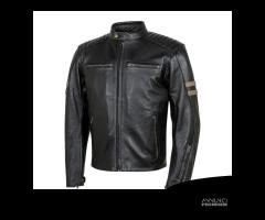 GIACCA PELLE MOTO CAFE RACER VINTAGE LEGEND UOMO - 2