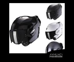 CASCO SCORPION EXO TECH EVO MENTONIERA RIBALTABILE - 1