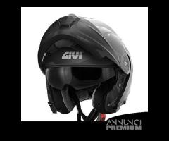 CASCO MODULARE MOTO GIVI X27 NERO OPACO ECE 22R06 - 1