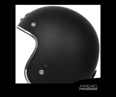 CASCO JET MOTO CAFE' RACER CUSTOM ORIGINE OPACO - 2