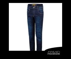 PANTALONE JEANS MOTO MOORE FIVE KEVLAR PROTEZIONI - 2